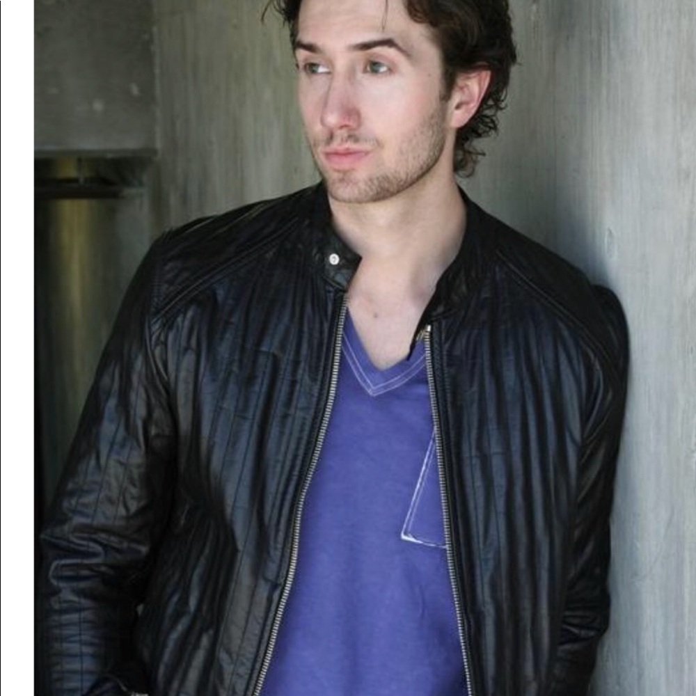 DOLCE AND GABBANA men’s leather jacket!